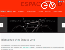 Tablet Screenshot of espacevelo.fr